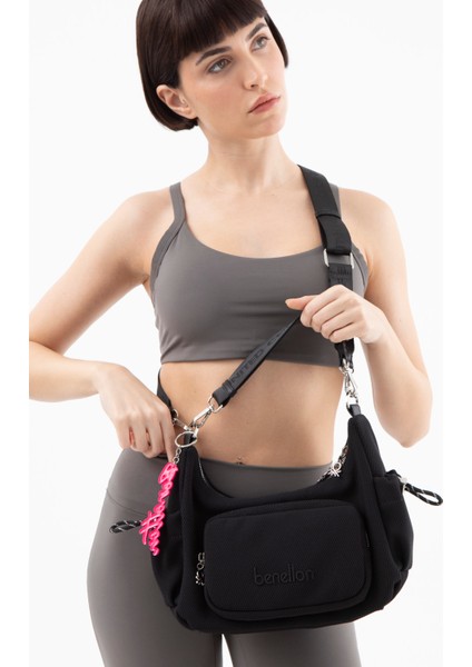 Benetton Kadın Kol Çantası Siyah BNT1564 modelleri