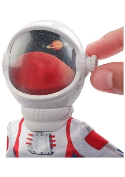 65. Yıldönümü Bebeği ve 10 Aksesuar, Esmer Bebekli Astronot Seti, Rolling Rover, Flipping Shield ve Daha Fazlası ile Uzay Kaskı
