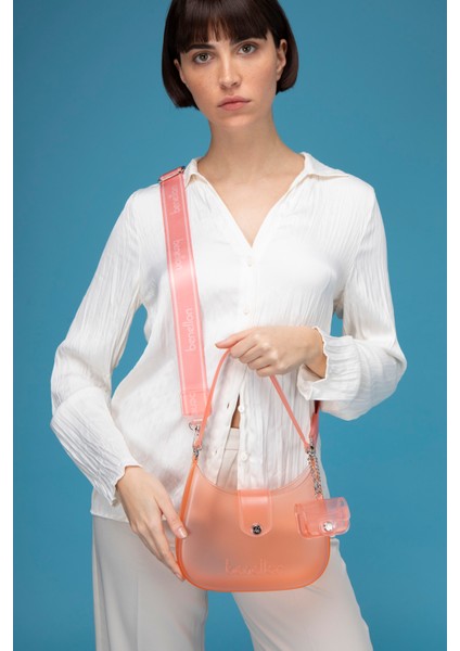 Benetton Kadın Kol Çantası Pembe BNT1454 fiyatları