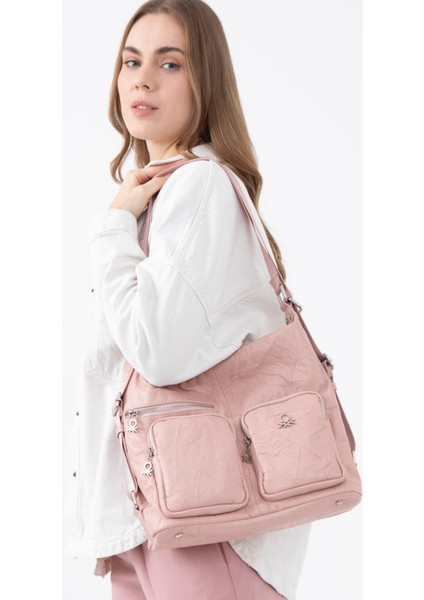 Benetton Kadın Kol Çantası Pembe BNT1471