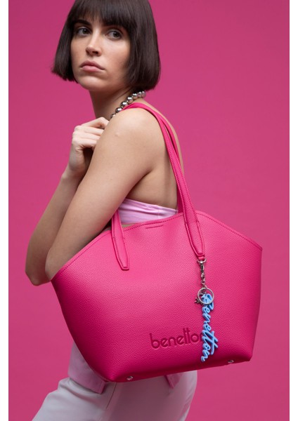 Benetton Kadın Kol Çantası Fuşya BNT1504 fiyatları