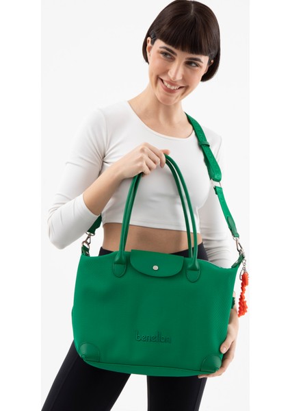 Benetton Kadın Kol Çantası Yeşil BNT1567 fiyatları
