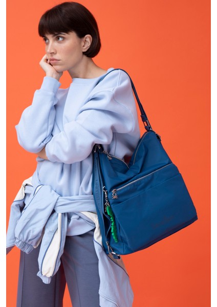 Benetton Kadın Çapraz Çanta Mavı BNT1462 fiyatları