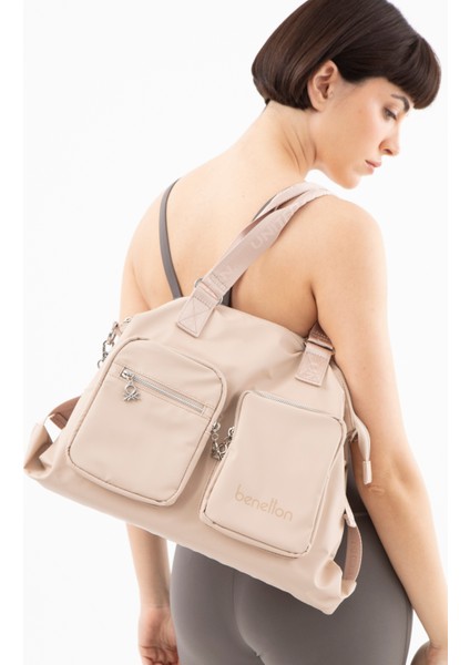 Benetton Kadın Kol Çantası Ten BNT1574