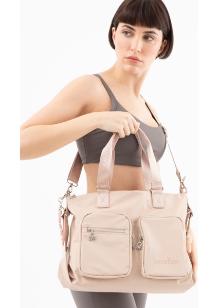 Benetton Kadın Kol Çantası Ten BNT1574 fiyatları