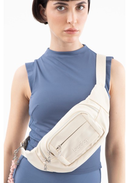 Benetton Kadın Çapraz Çanta Bej BNT1494