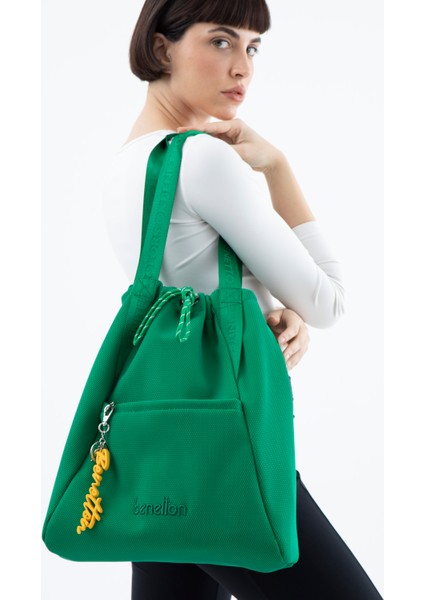 Benetton Kadın Kol Çantası Yeşil BNT1566 fiyatları