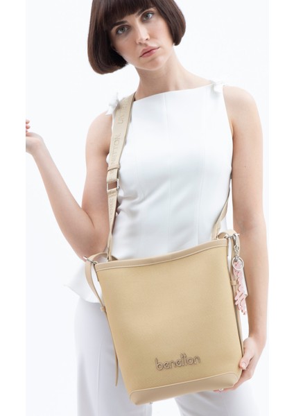Benetton Kadın Kol Çantası Sarı BNT1528