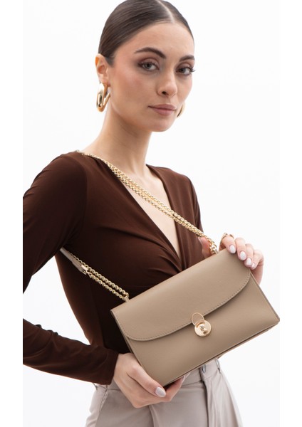 Kadın Kol Çantası Camel BYN2383