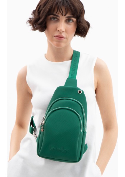 Benetton Kadın Çapraz Çanta Zümrüt BNT1543