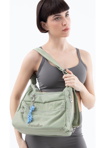 Benetton Kadın Çapraz Çanta Su Yeşilı BNT1498