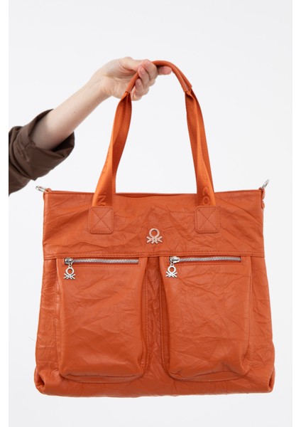Benetton Kadın Kol Çantası Turuncu BNT1472 modelleri