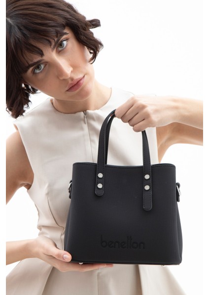 Benetton Kadın Kol Çantası Siyah BNT1589