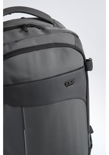 51444 Laptop Bölmeli Su Geçirmez Günlük Kullanım Gri Sırt Kamp Çantası fırsatları