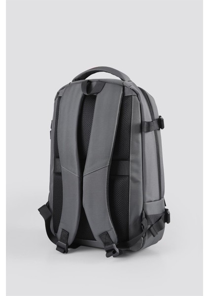 51444 Laptop Bölmeli Su Geçirmez Günlük Kullanım Gri Sırt Kamp Çantası indirimleri