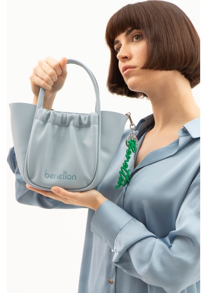 Benetton Kadın El Çantası Mavı BNT1517