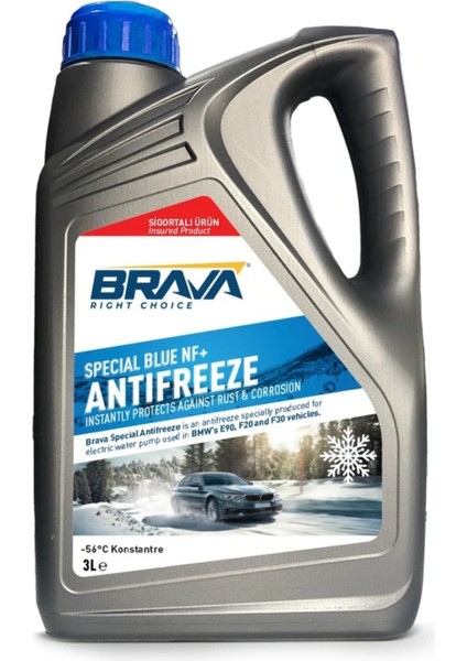 Bmv Special 3 Lt Nf+ Antifriz Mavi -56°c