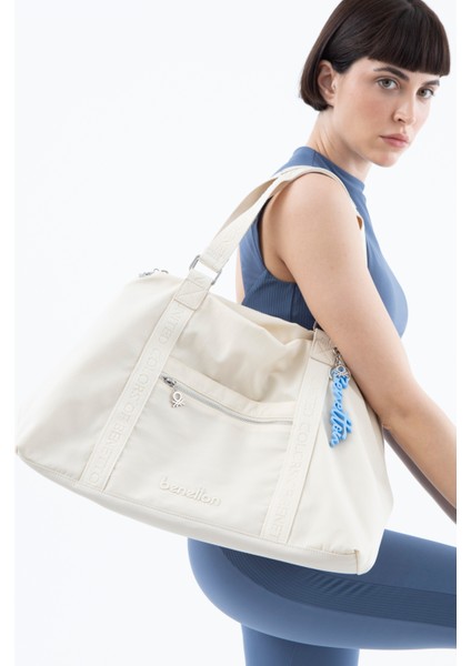 Benetton Kadın El Çantası Bej BNT1495