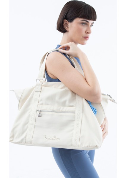 Benetton Kadın El Çantası Bej BNT1495 fiyatları