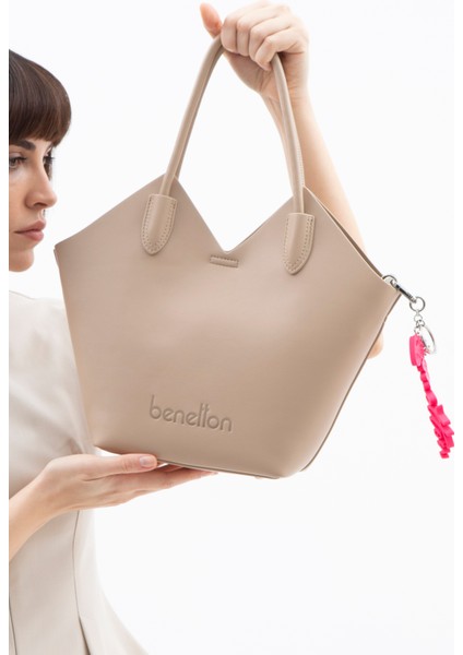 Benetton Kadın El Çantası Ten BNT1518