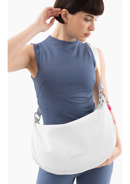 Benetton Kadın Çapraz Çanta Beyaz BNT1563