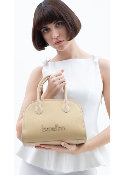 Benetton Kadın El Çantası Sarı BNT1524