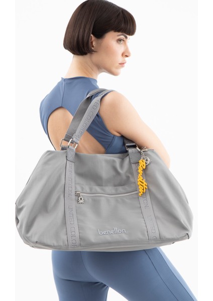 Benetton Kadın El Çantası Gri BNT1495