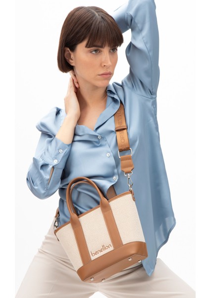 Benetton Kadın El Çantası Camel BNT1539 fiyatları