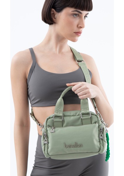 Benetton Kadın El Çantası Su Yeşilı BNT1491 fiyatları