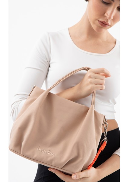 Benetton Kadın El Çantası Ten BNT1497