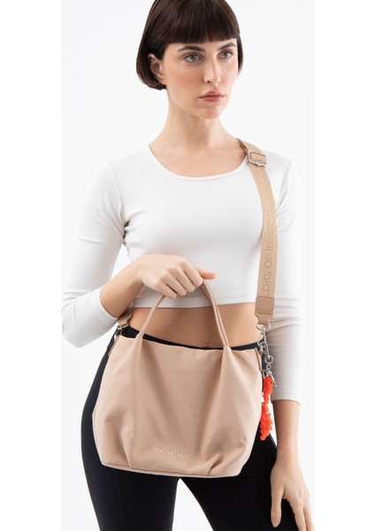 Benetton Kadın El Çantası Ten BNT1497 fiyatları