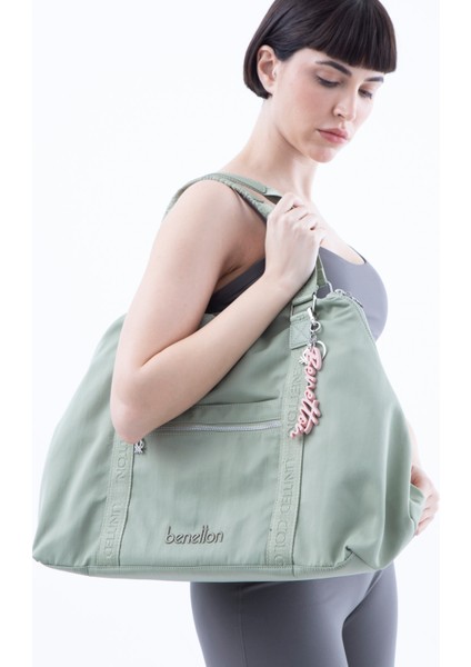 Benetton Kadın El Çantası Su Yeşilı BNT1495