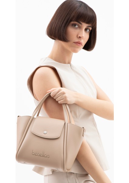 Benetton Kadın El Çantası Ten BNT1520