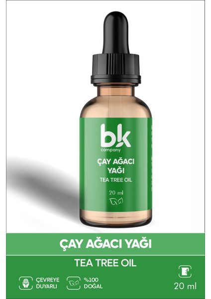 Çay Ağacı Yağı Cilt ve Saç Için Kullanımı Uygun. Akne Karşıtı , Kepek Onleyici. 20 ml Serum