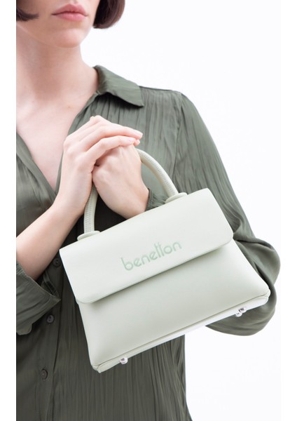 Benetton Kadın El Çantası Yeşil BNT1519