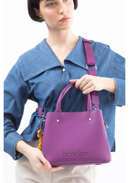 Benetton Kadın El Çantası Mürdüm BNT1507