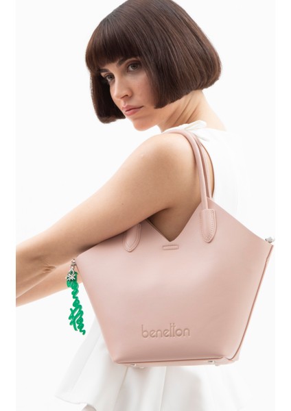 Benetton Kadın El Çantası Pembe BNT1518