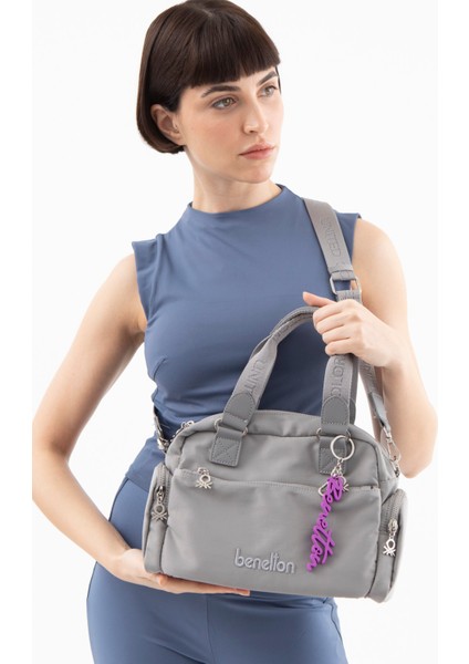 Benetton Kadın El Çantası Gri BNT1485 fiyatları