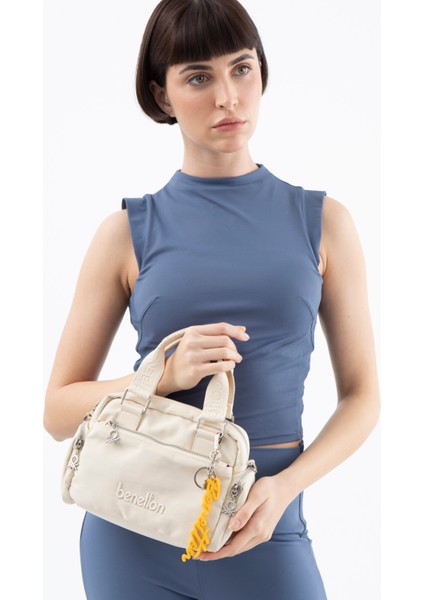 Benetton Kadın El Çantası Bej BNT1491 fiyatları