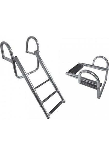 Teleskopik Merdiven 3 Basamaklı 30X92X16 Ø:25 mm