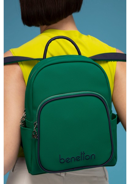 Benetton Kadın Sırt Çantası Zümrüt-Laci BNT1605