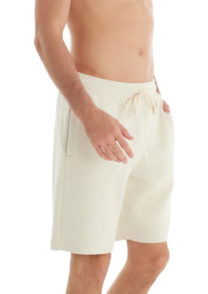 Erkek Şort 40743 - Gri Melanj