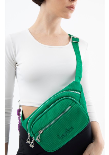 Benetton Kadın Bel Çantası Yeşil BNT1559