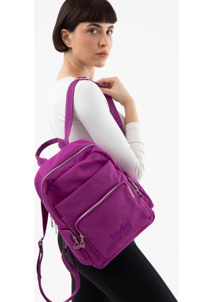 Benetton Kadın Sırt Çantası Mürdüm BNT1482