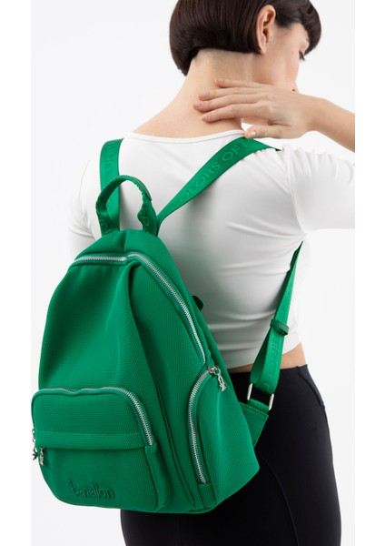 Benetton Kadın Sırt Çantası Yeşil BNT1570