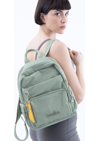 Benetton Kadın Sırt Çantası Su Yeşilı BNT1482