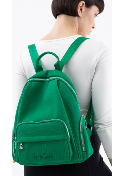 Benetton Kadın Sırt Çantası Yeşil BNT1570 fiyatları