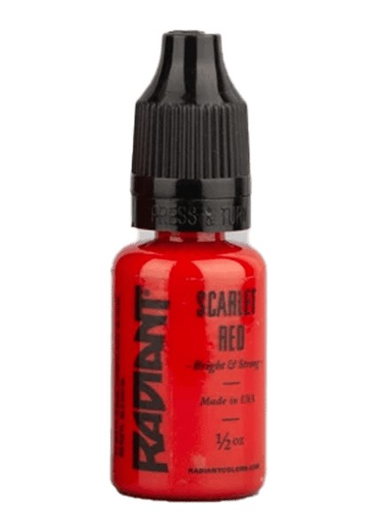 Scarlet Red - Radiant Tattoo Dövme Boyası - 0,5oz/15ml