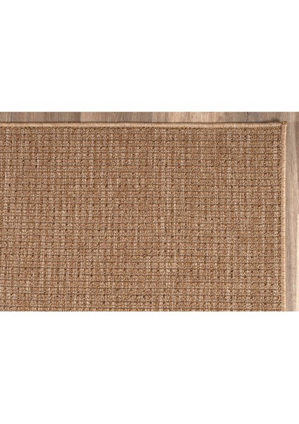 Srz-0465 Jüt Tabanlı Hasır Kaymaz Dokuma Örme Bohem Antialerjik Halı Kilim Salon Halısı