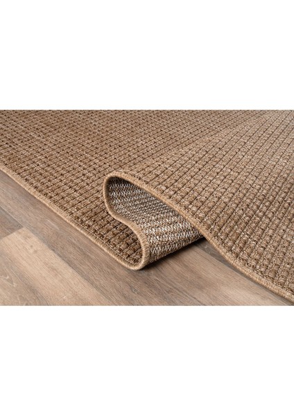 Srz-0465 Jüt Tabanlı Hasır Kaymaz Dokuma Örme Bohem Antialerjik Halı Kilim Salon Halısı